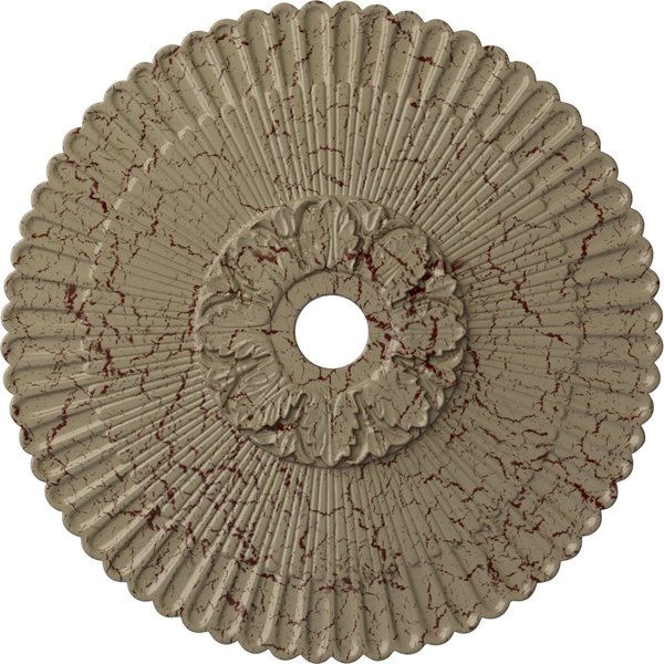 Ekena Millwork Melonie Ceiling Medallion (Fits Canopies up to 6 1/4"), 36 1/4"OD x 1 7/8"P CM36MEGDC